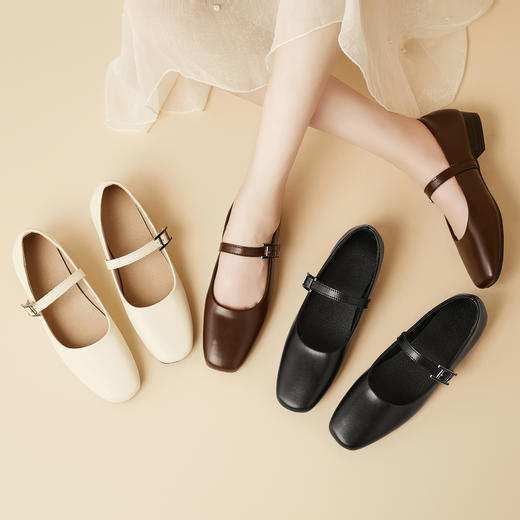 泉州鞋   轻奢玛丽珍单鞋 经典百搭 商品图0