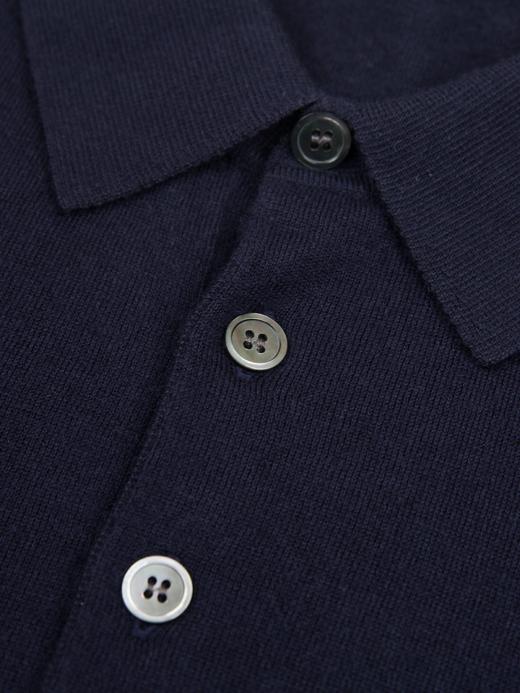 「2色可选」100%超细小山羊绒Baby Cashmere18针Polo针织衫 商品图7