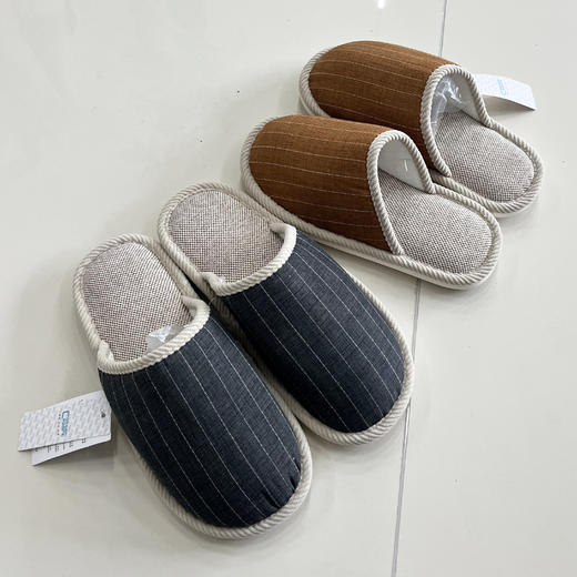 男、女丨包头棉麻拖鞋男士居家拖鞋女士室内鞋子麻拖鞋舒适吸汗【WG25656W/M】 商品图1