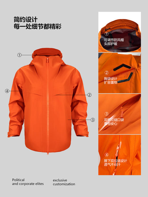 4158m 悦野轻户外连帽风衣 商品图4