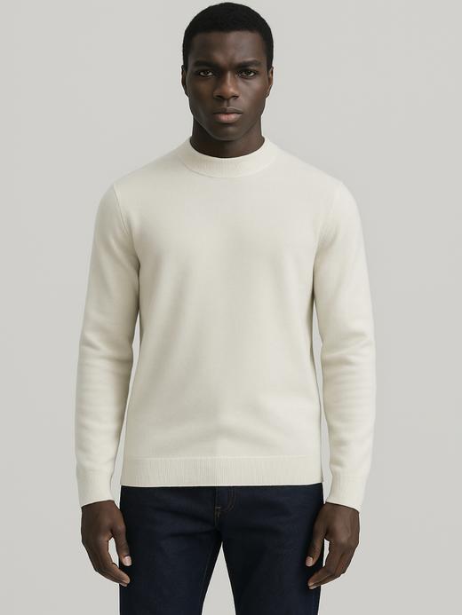 「5色可选」100%小山羊绒Baby Cashmere12针半高领针织衫 商品图5