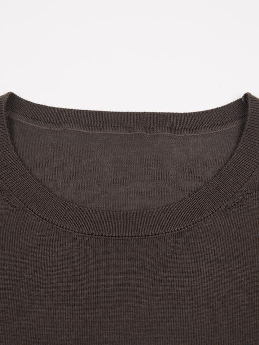 「5色可选」100%超细羊毛16针圆领针织衫 商品图6