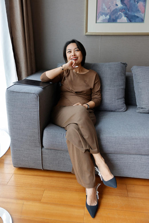 100%绵羊毛高腰阔腿裤 商品图0