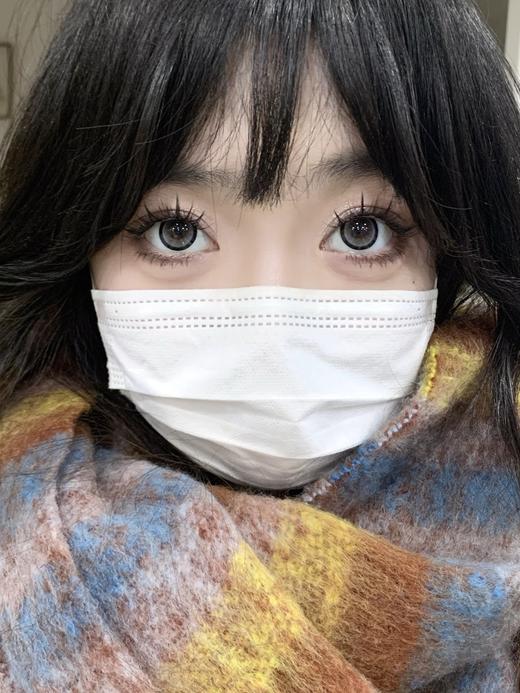 E-lensstyle半年抛 熊猫花花 黑灰/芝士卷卷 棕 14.2mm 非离子 商品图2