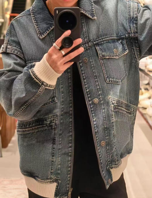 男款可拆袖牛仔外套 易烊千玺同款 商品图3