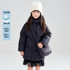 笛莎Deesha 2025冬季女童时尚三防抗菌绒连帽中长款羽绒服 商品缩略图3