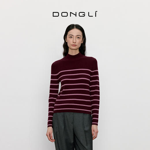 东黎 •  我不被驯化 山羊绒女士秋季半高领打道套衫 5359 商品图5