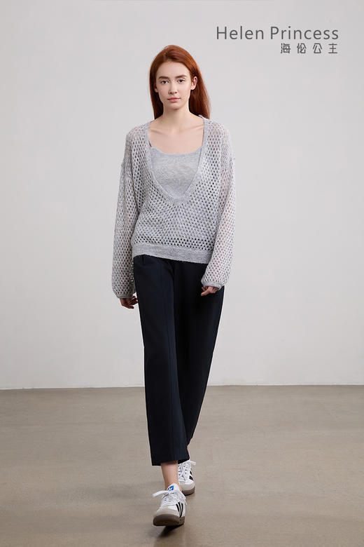 2件套法式针织上衣 商品图3