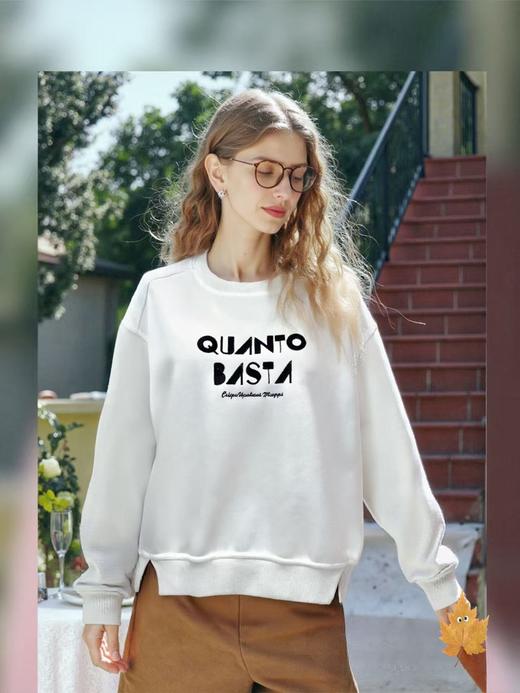 【工艺系列卫衣】刺绣款～95%棉重工麦穗绣开叉卫衣-喜出 商品图2