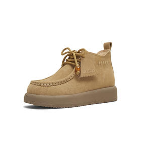 【云粉节】BF楼天美意复古厚底增高袋鼠勃肯鞋女高帮时装靴短靴2025新款BL781DD5吊牌价999活动价499