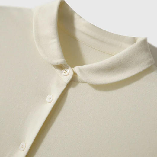 ORIGNAL&CO 元宝领磨毛衬衫 280g加厚双面德绒，黑科技暖绒面料，高弹保暖亲肤防静电；绒感均匀，细腻滑糯，可单穿内搭也可敞当外套 商品图2