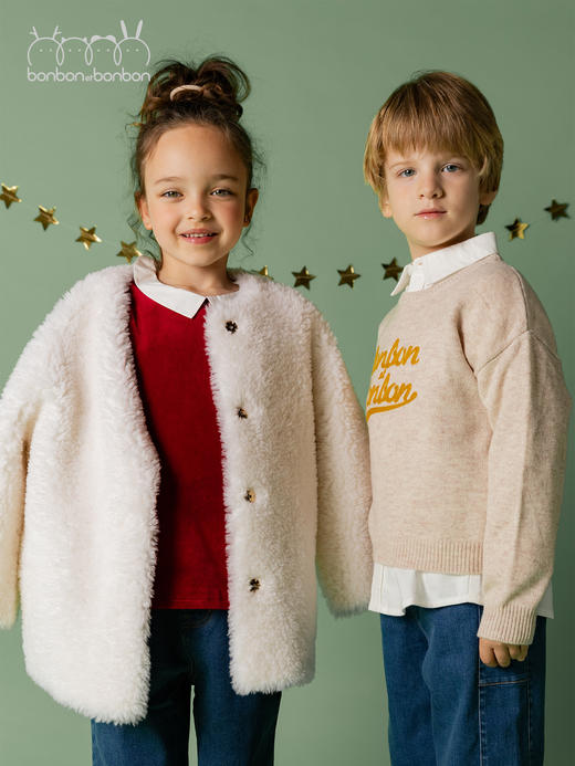 白色毛毛外套 商品图2