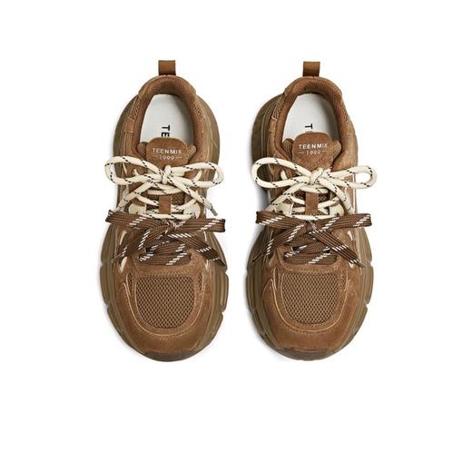 【云粉节】BF楼天美意潮酷厚底增高老爹鞋运动鞋女系带休闲鞋2025冬新款BK963DM5吊牌价899活动价539 商品图5