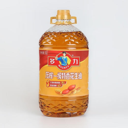 多力压榨一级特香花生油 5L【LY】 商品图1