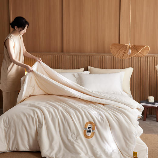 【至尊版李官奇80%含量大豆被】100S长绒棉全棉80%大豆蛋白被 二合一全棉大豆子母被 商品图1