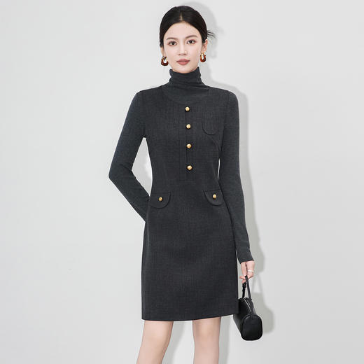 「高货wl」全新升级【铂金会员367/天猫489/差价122】(70210)洛诗琳法式重工千金风无袖连衣裙2025秋季小香风A字背心裙 商品图1