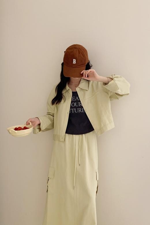 LNNNS 率性工装风外套背心半裙三件套装 21076 商品图3