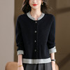 CC女士毛呢开衫2025年新款高级感秋装上衣外搭时尚轻奢外套宽松短款 商品缩略图3