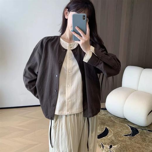 *下单3-5天发货！LONGNVFAIR郎奴华菲 法式假两件衬衫 60支匹马棉 商品图0