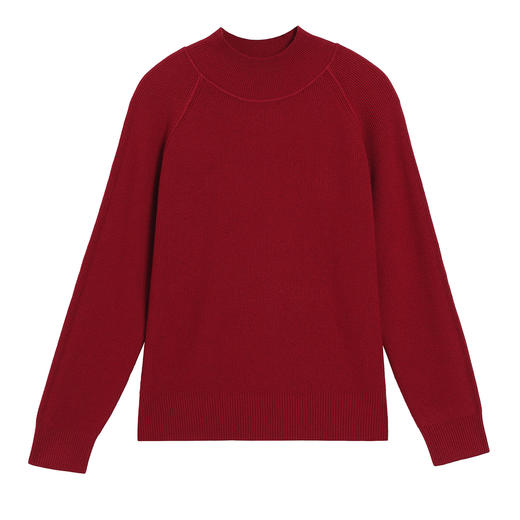 CC美拉德咖色针织打底衫女士秋冬内搭侧开叉上衣2025新款半高领毛衣 商品图4