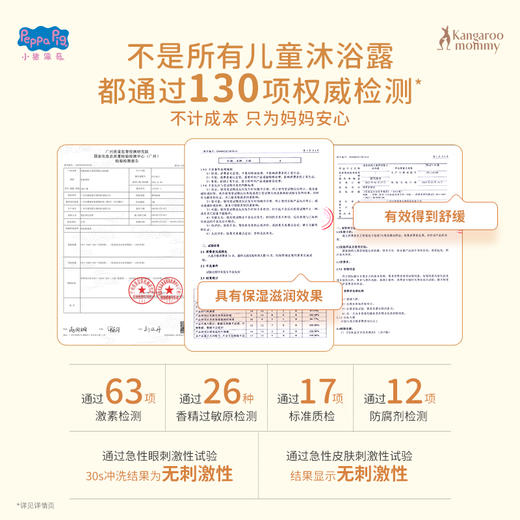 【小猪佩奇联名款】0-12岁适用 幼肌专研配方 温和净润易冲洗 婴儿舒润氨心洗护套装 商品图3