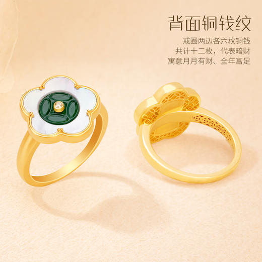 九运生财戒指项链吊耳坠 吉祥饰品 商品图6