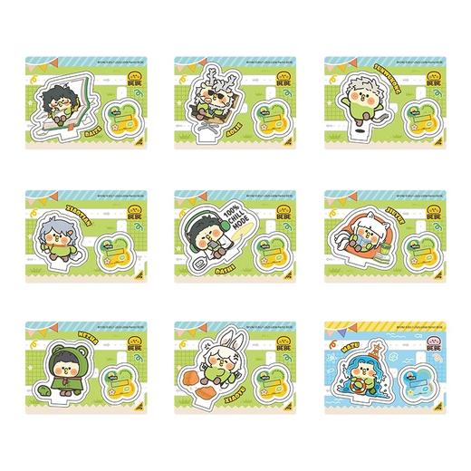 非人哉x小鹦鹉BEBE联名系列 亚克力立牌 全9种 8包/盒 国谷 商品图0