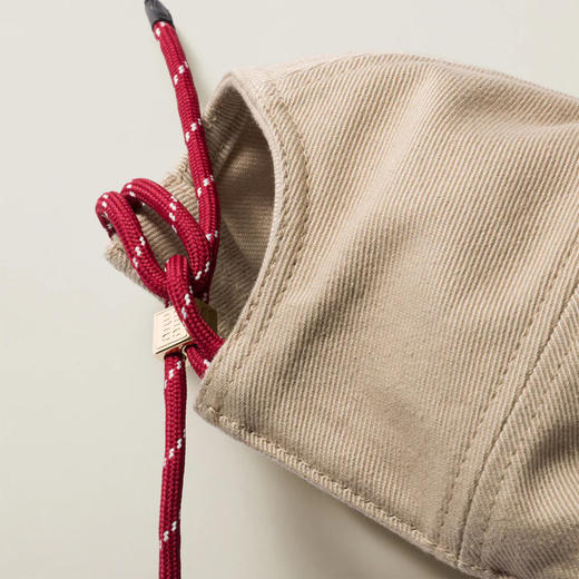 Miu Miu 女士字母徽标刺绣牛仔棒球帽 卡其色 5HC369 2CR1 F0D2X 商品图1