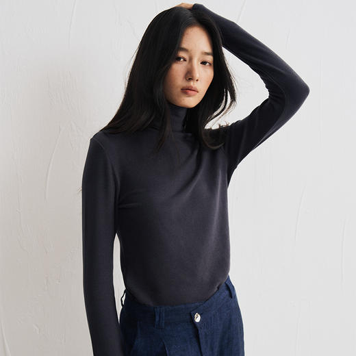 【第二件立减10元】KEMU轻绒衣2.0·羊绒修身打底｜亲肤透气，修身保暖，三种领型可选 商品图8