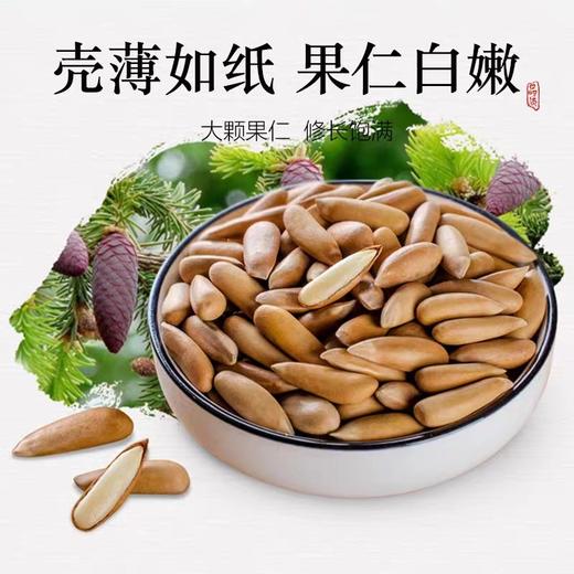热卖！2025新货！“坚果中的爱马仕”硕果田间 头茬巴西松子/香榧子 大颗果仁 修长饱满 商品图1