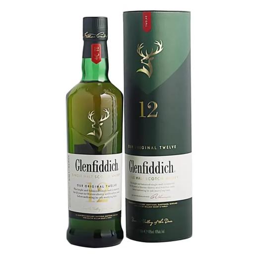 【超市】格兰菲迪12年单一麦芽苏格兰威士忌700ml 商品图0