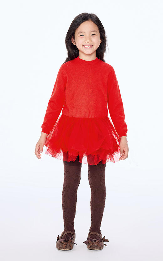 jnby   25年秋款  长袖毛衫连衣裙  1P0G13470 商品图0