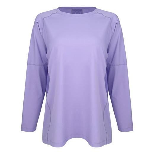 跃牌【周游世界】秋冬新款瑜伽服女户外徒步拼色透气长袖T恤TP0990 商品图4