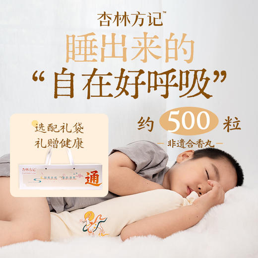 【杏林方记】非遗合香枕填充五福籽香完安抚抱枕 商品图0