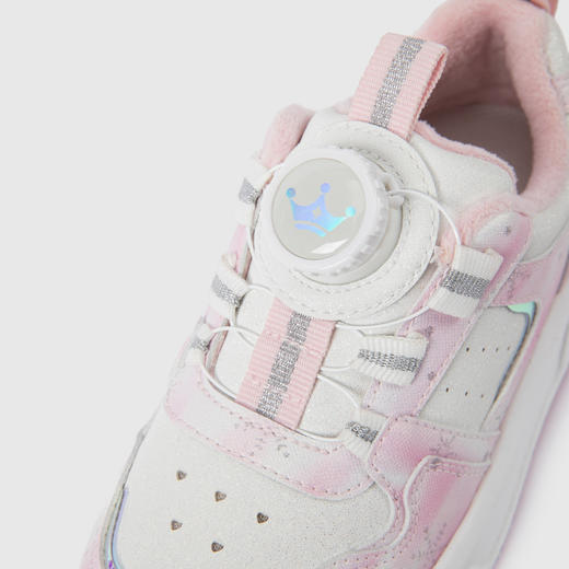 笛莎Deesha 女童童鞋2025冬季新款百搭加绒低帮板鞋 商品图3