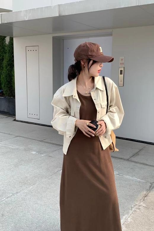 LNNNS 米白色短款率性工装风外套 21021 商品图1