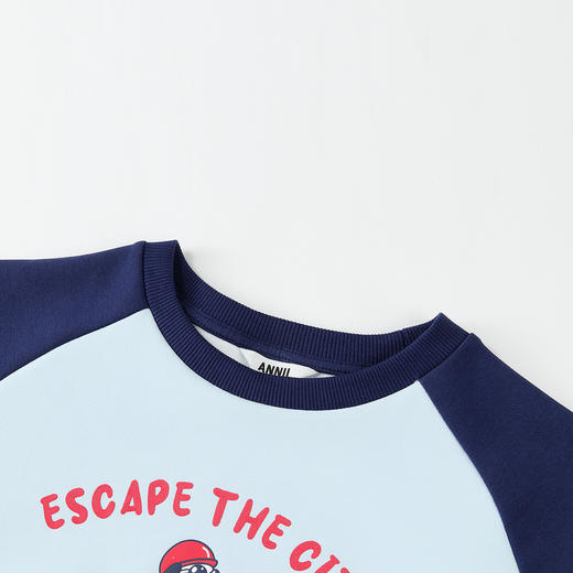 【实体店同款】男童圆领长袖卫衣秋季新款安奈儿童装AB531978 商品图4