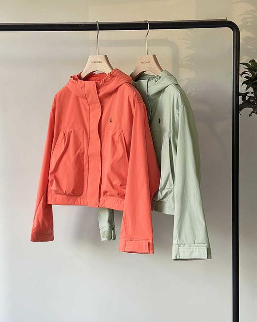 现货 THS-限时 可隆家防风防晒耐穿连帽短外套 2色 BF1114 商品图2