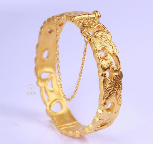 【福禄万代】足金手镯   ZX2508197 商品图0
