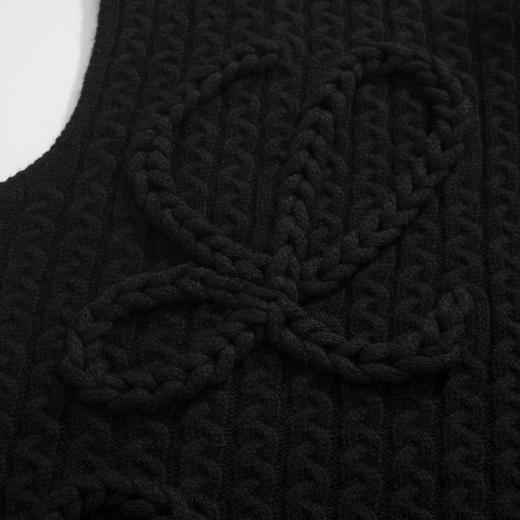 中性款编织羊毛针织毛衣背心马甲014 商品图2