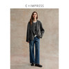 C+IMPRESS/西嘉骆驼绒绵羊毛 时髦松弛感宽松短款双面呢大衣外套 商品缩略图3