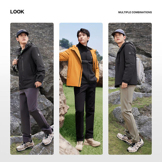 【户外/便携可收纳羽绒】男士冬季新款锁温三防羽绒服保暖外套129E70790 商品图3