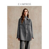 C+IMPRESS/西嘉老钱风短大衣女冬季双面桑蚕丝羊毛羊驼毛呢外套 商品缩略图0