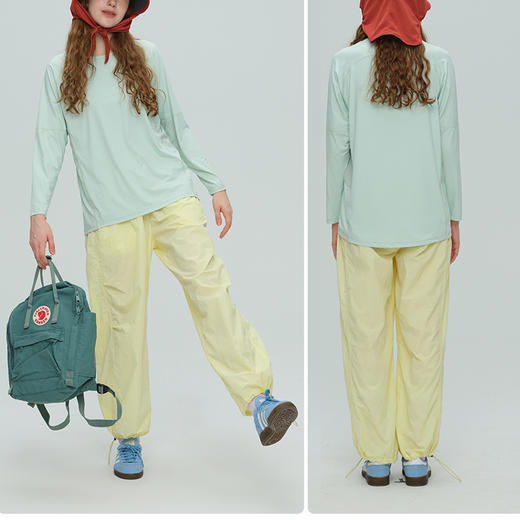 跃牌【周游世界】秋冬新款瑜伽服女户外徒步拼色透气长袖T恤TP0990 商品图3