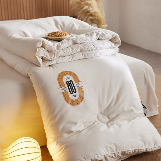 【至尊版李官奇80%含量大豆被】100S长绒棉全棉80%大豆蛋白被 二合一全棉大豆子母被 商品图12