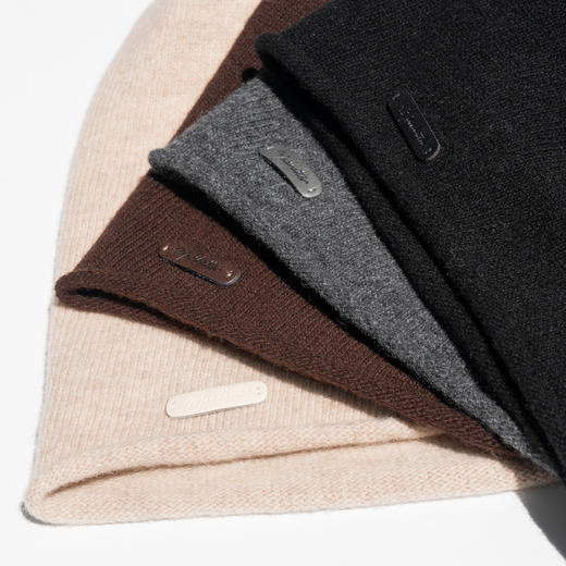 疯帽子 25新羊绒羊毛针织毛线帽女秋冬保暖显脸小堆堆帽休闲冷帽 商品图4