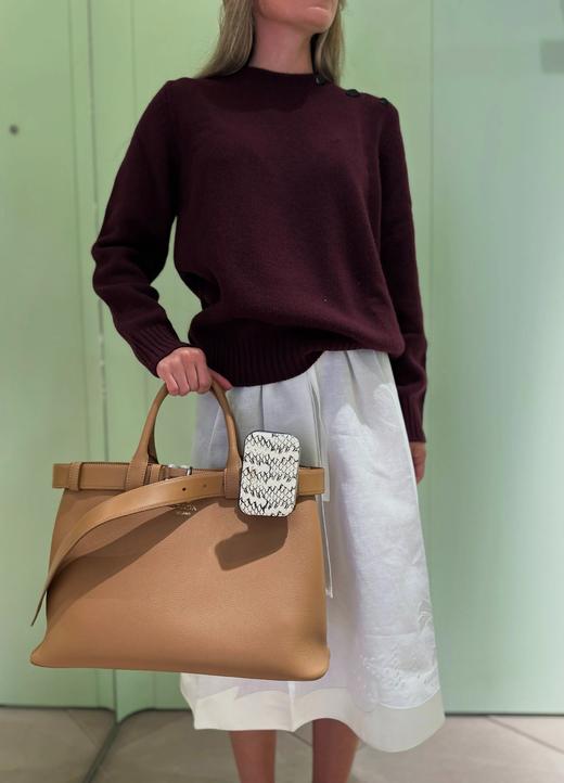 中性款肩位皮扣针织毛衣005 商品图4