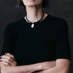 北京仓｜Chan Luu-Rosemary-珍珠 吊坠 皮革绳 项链［美国设计师］