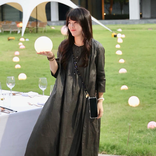 绽放/KS161朵景泰蓝玉石串珠长款手机链 商品图1