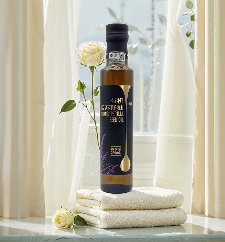 谷依古有机油系列 物理冷榨活性锁鲜 有机亚麻籽粉